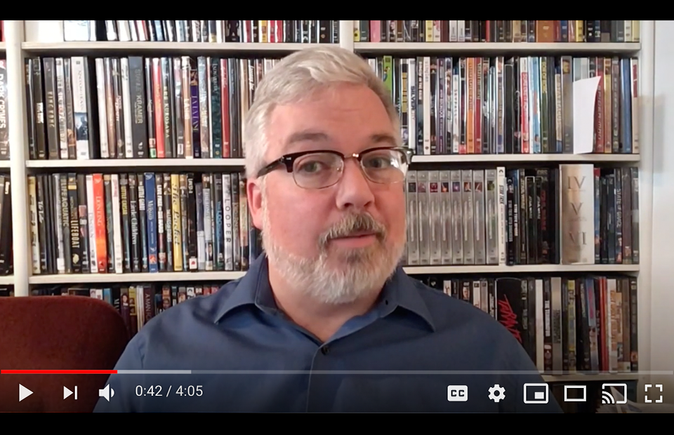 Jared talking about new films for video series