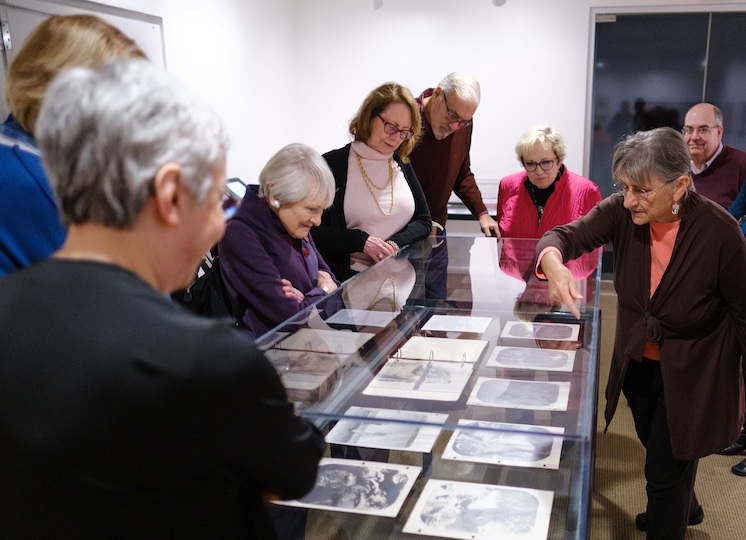 individuals in gallery
