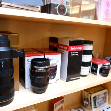 Selection of camera gifts from the shop
