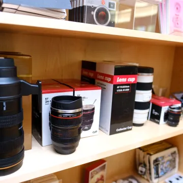 Selection of camera gifts from the shop