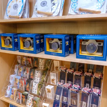 Selection of gifts at the shop