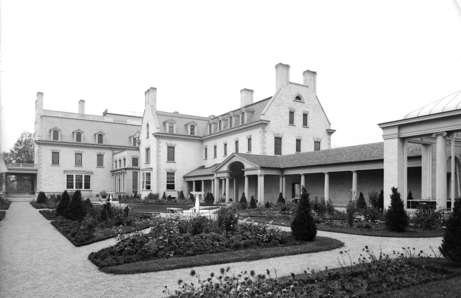 Terrace Garden from northeast corner, 1904-1905