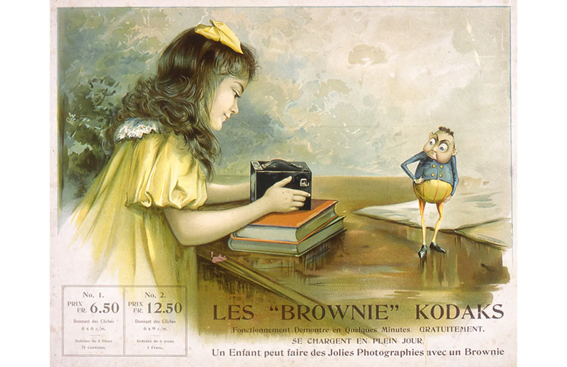 Ad showing the Brownie Camera