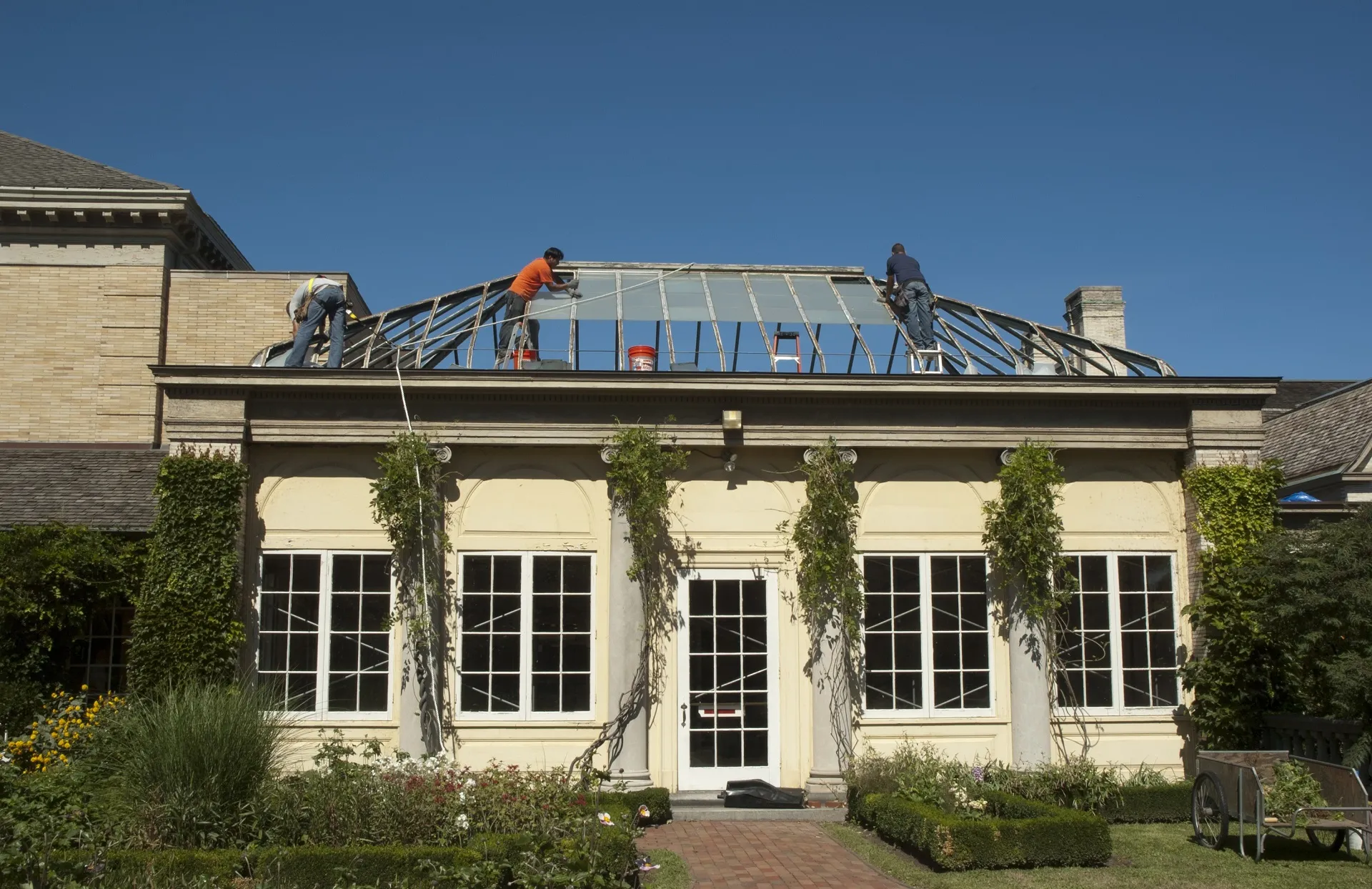 Restoration of the Palm House, 2012.