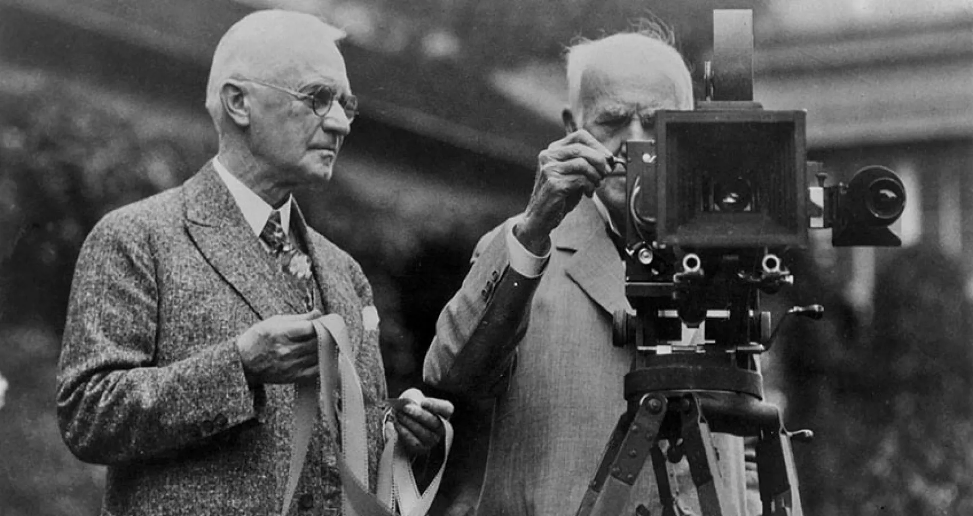 George Eastman and Thomas Edison