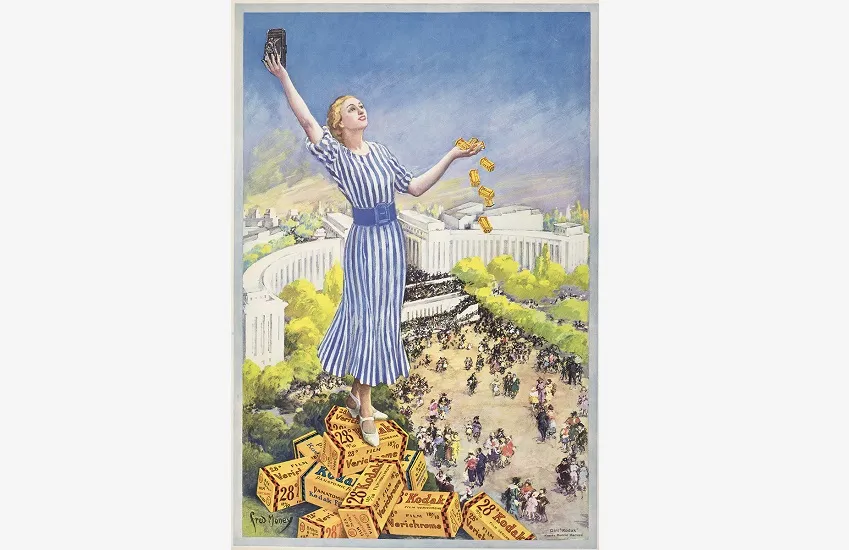 Kodak poster of a girl