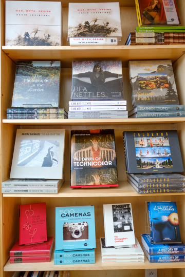 Selection of books from the museum store