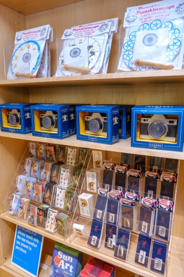 Selection of gifts at the shop