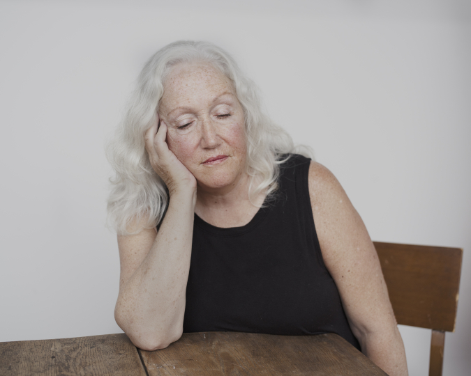 Ahndraya Parlato's photo Colleen at the Table from her series TIME TO KILL