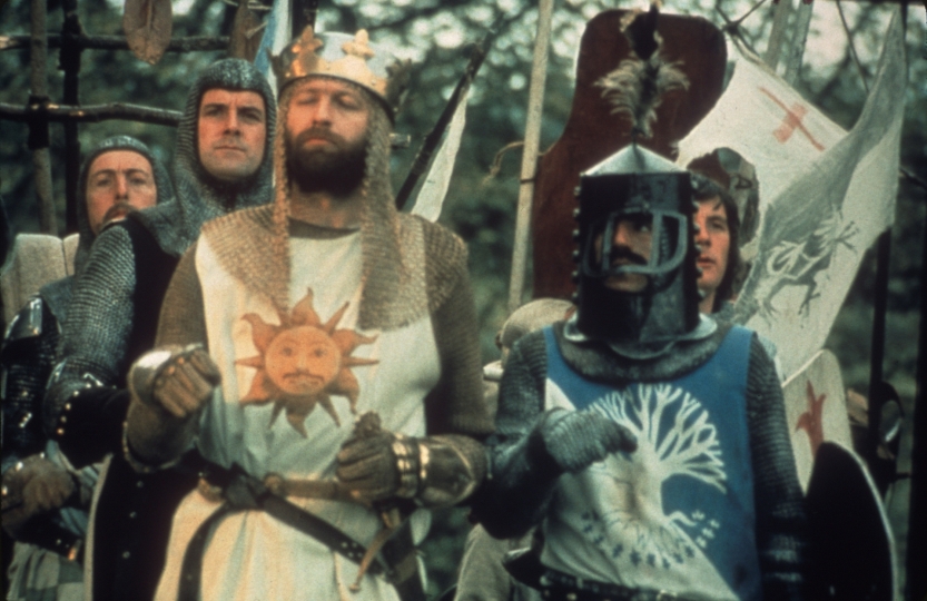 Still from Monty Python and the Holy Grail (1975) 