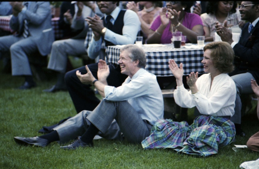 still from Jimmy Carter: Rock & Roll President 