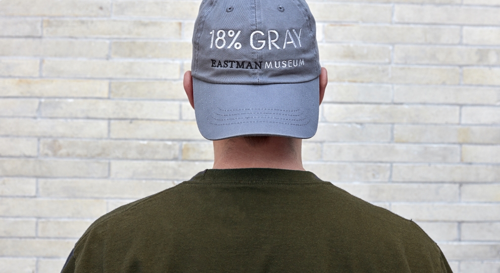 18% grey hat from the museum