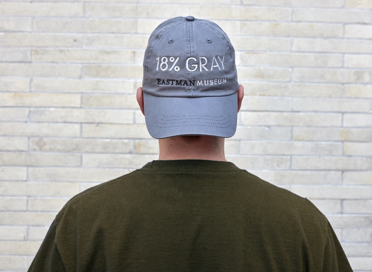 18% grey hat from the museum