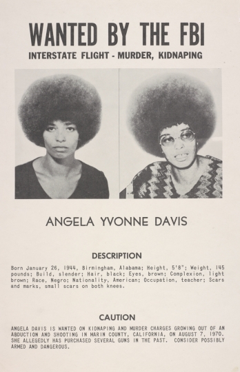 Wanted poster (Angela Davis)