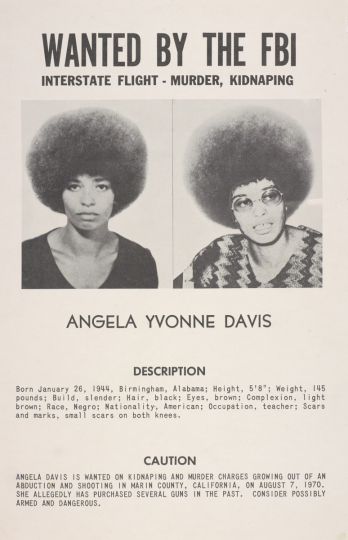 Wanted poster (Angela Davis)