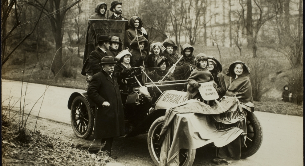 Suffrage hike from New York City to Washington, D.C.