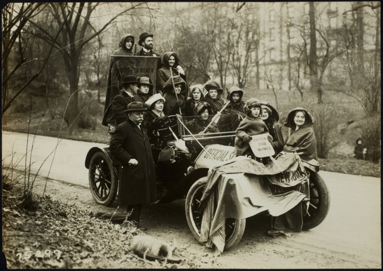 Suffrage hike from New York City to Washington, D.C.