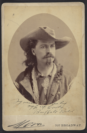 Photograph of Buffalo Bill Cody by José Maria Mora
