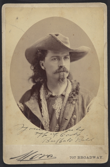 Photograph of Buffalo Bill Cody by José Maria Mora