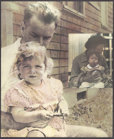Bea Nettles (American, b. 1946), Daddys, 1979, from Flamingo in the Dark. Gum bichromate print with applied color (Kwik Print). George Eastman Museum, gift of the artist, 2018. © Bea Nettles