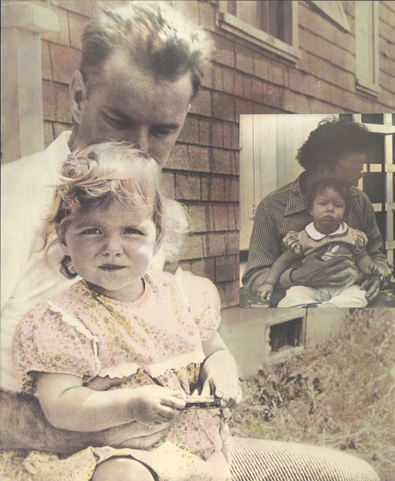 Bea Nettles (American, b. 1946), Daddys, 1979, from Flamingo in the Dark. Gum bichromate print with applied color (Kwik Print). George Eastman Museum, gift of the artist, 2018. © Bea Nettles