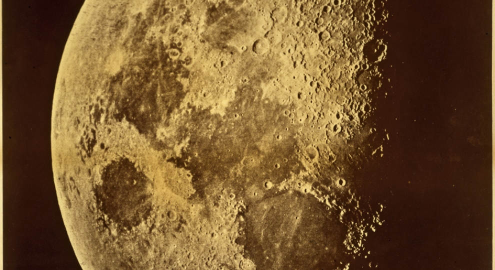 Photograph of the moon by Lewis M. Rutherfurd