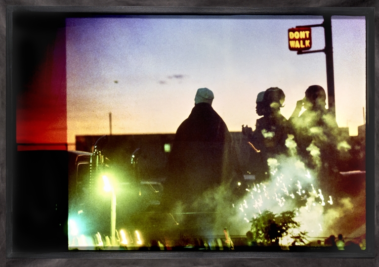 Inkjet print titled "Acid Rain" 