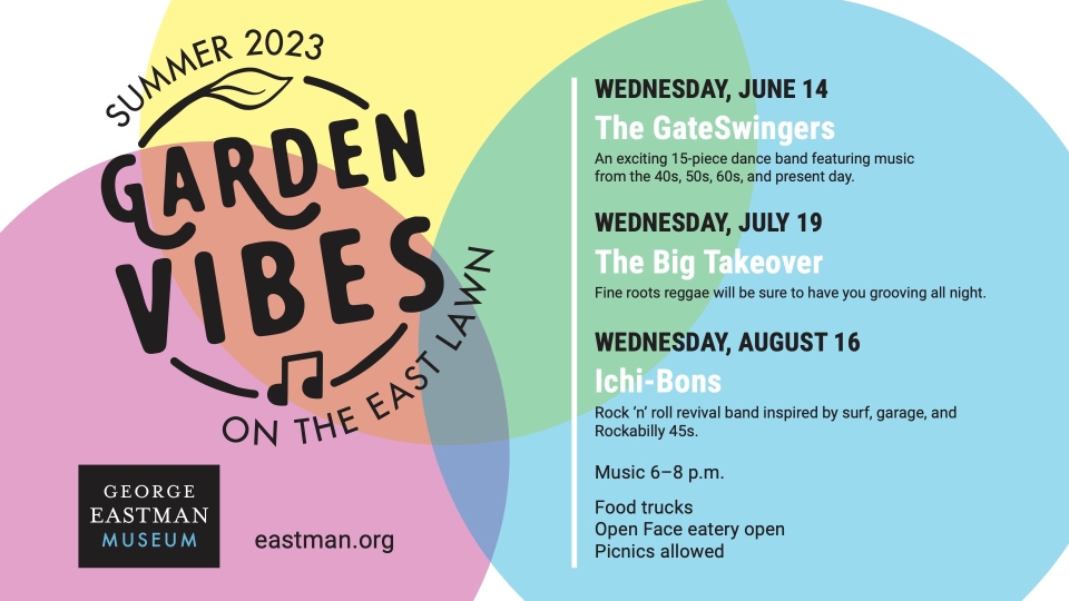 Garden Vibes schedule poster