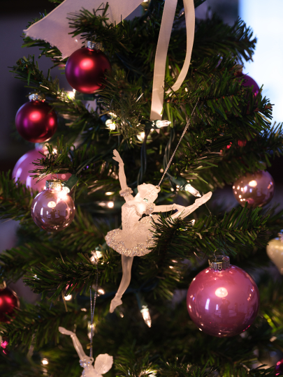 Decorated holiday tree