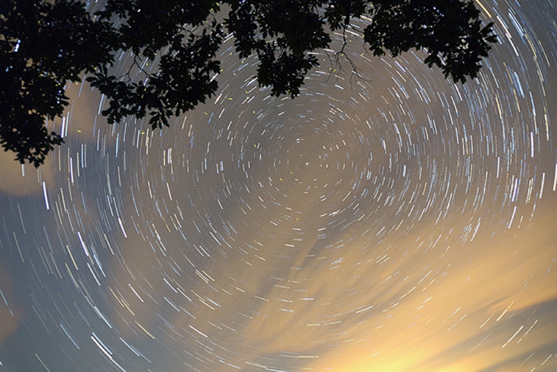 Still image from Curve the Night Sky. 