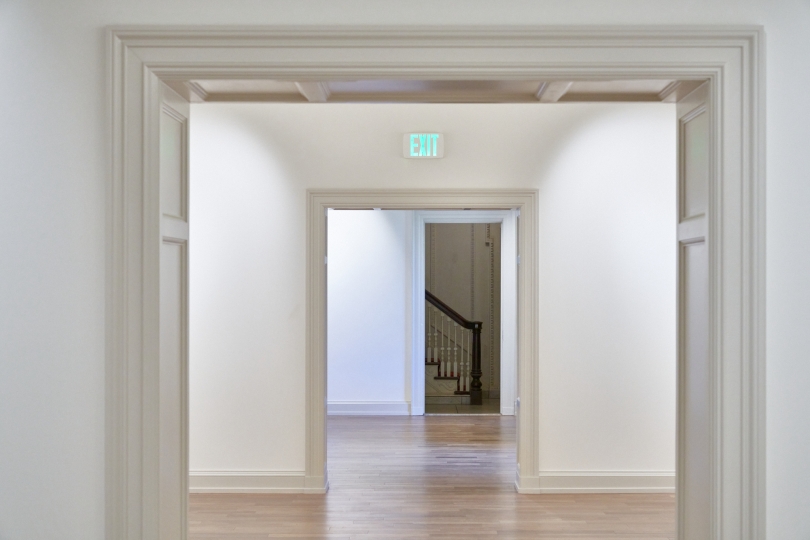 The first floor of the new galleries