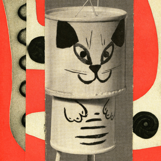 Red Tin Cat from Fabrications, 2025 by Erica Baum