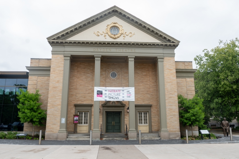 The outside of the Dryden Theatre 