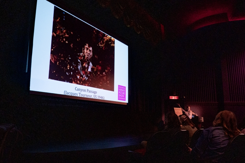 Peter Bagrov, Senior Curator in the Moving Image Department, announcing the 2025 films at a press conference on May 29.