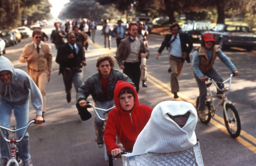 still from E.T.: The Extra-Terrestrial  (1982)