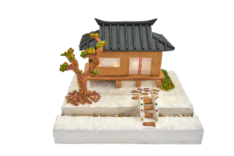 A gingerbread creation from this year's display