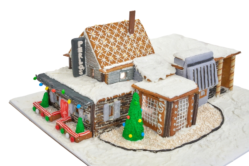 A gingerbread creation from this year's display
