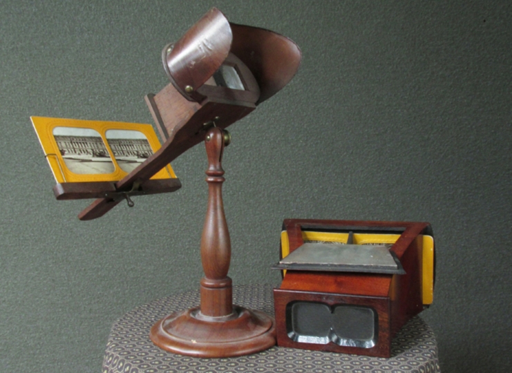 Stereograph and stereocards
