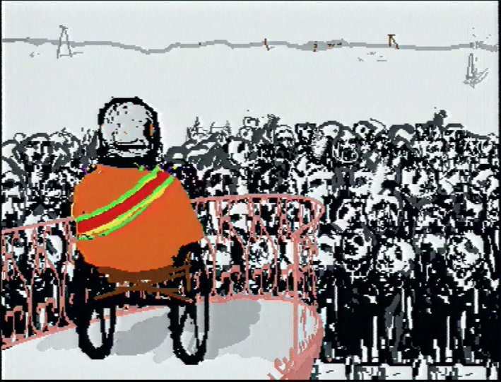 Still from Easing the Passing (of the Hours)