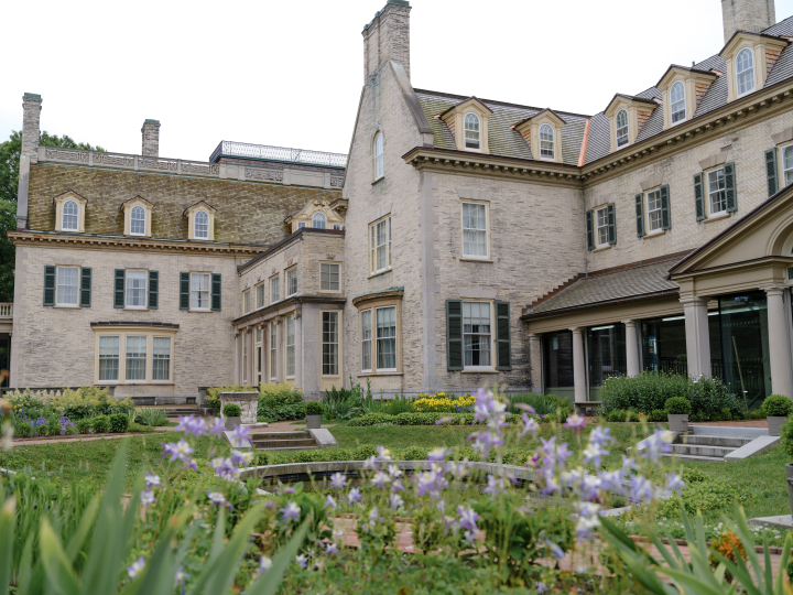 Photo of the gardens at George Eastman Museum