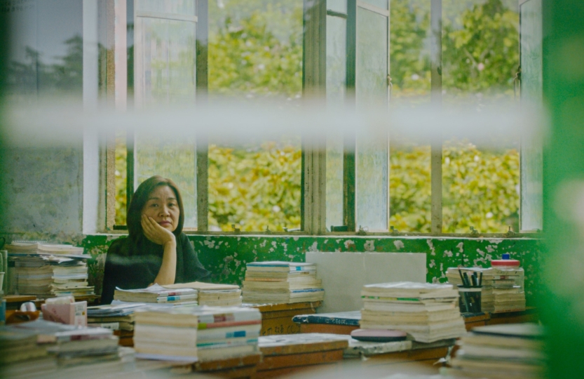 still from Swimming Out Till the Sea Turns Blue