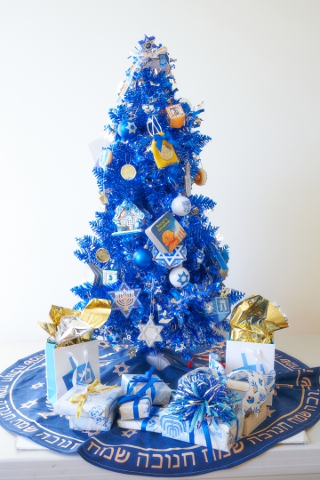 A tabletop tree from this year's display