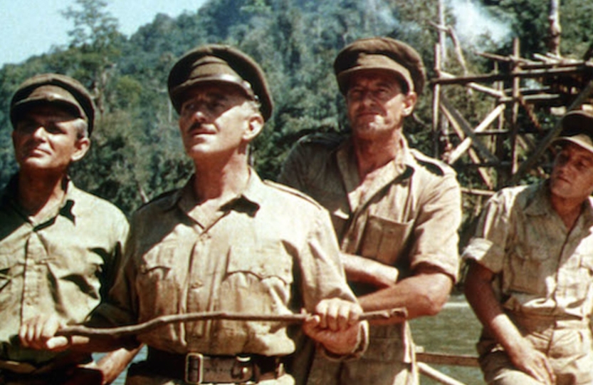 still from Bridge Over the River Kwai