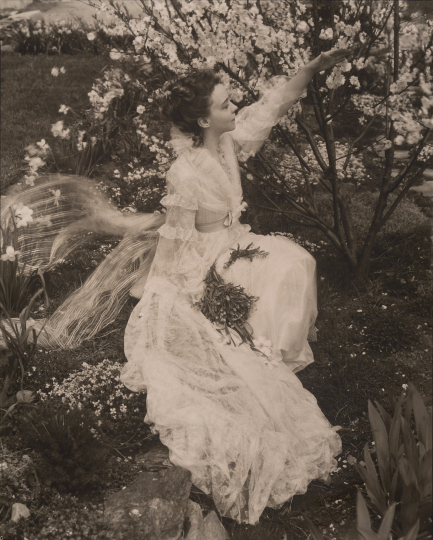 Edward Steichen (American, b. Luxembourg, 1879–1973), Lillian Gish, The Lady of the Camillias   Lillian Gish for Vanity Fair, 1931. Gelatin silver print. George Eastman Museum, bequest of Edward Steichen, 1981. © 2025 estate of Edward Steichen/Artists Rights Society (ARS)