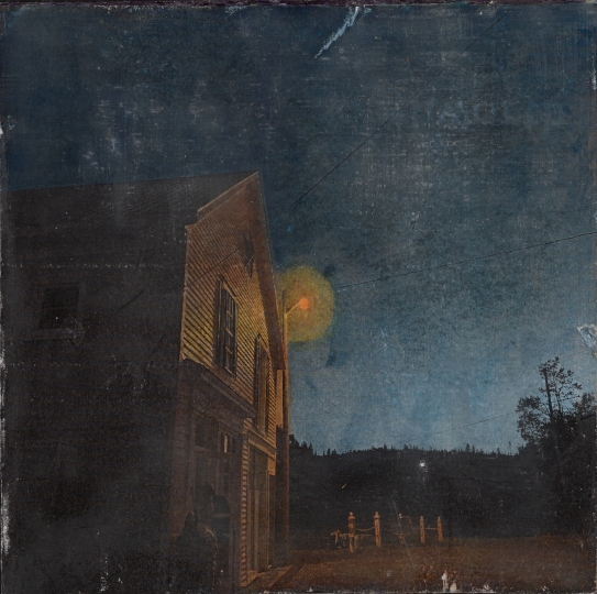 Brianna Turner, Untitled, from the exhibition Photo Art Therapy: A Convergence of Creativity and the Healing Process. Encaustic wax canvas board, paper, and glue paste. Courtesy of the artist. 