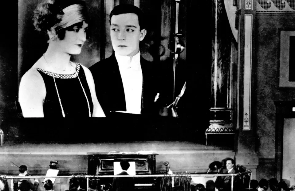 still from Sherlock Jr. (1924)