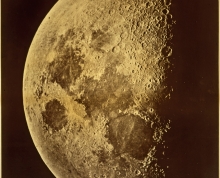 Photograph of the moon by Lewis M. Rutherfurd