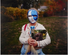 Photograph of a girl dressed as the moon by Melissa Ann Pinney 