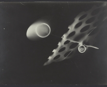 László Moholy-Nagy (American, born Hungary, 1895–1946), Photogram, 1925. Gelatin silver print. George Eastman Museum, Purchase with funds from Eastman Kodak Company.