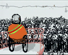 Still from Easing the Passing (of the Hours)